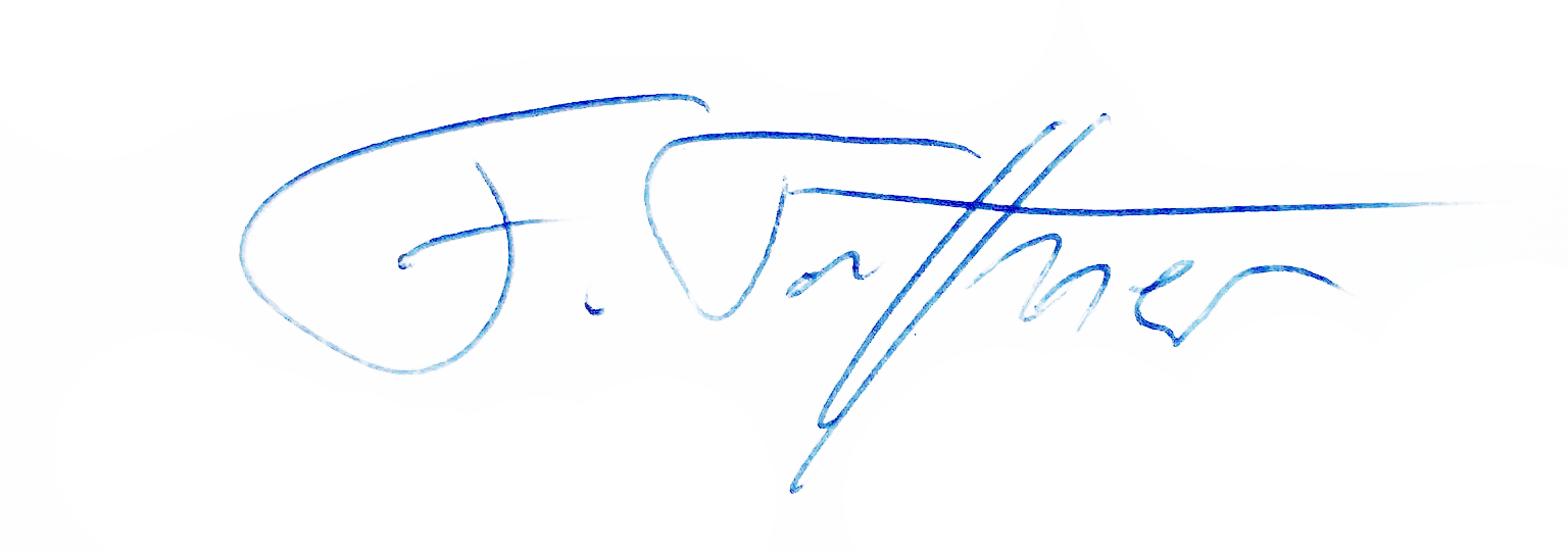 Unterschrift Fritz Tuffner